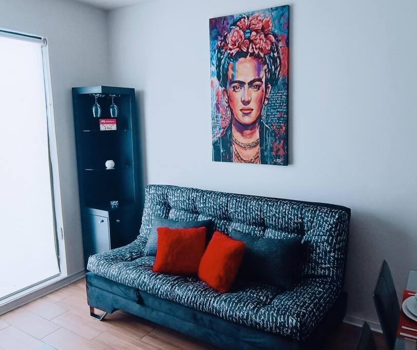 Secure, Central And Quiet Apartment Work Or Travel Mexico City Luaran gambar