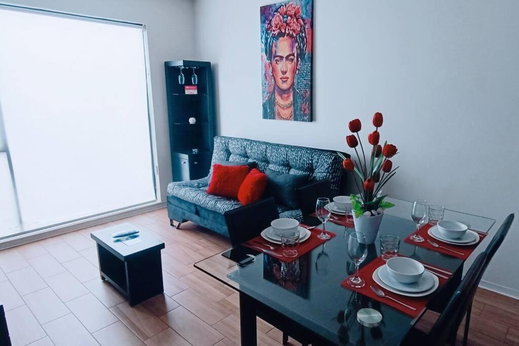 Secure, Central And Quiet Apartment Work Or Travel Mexico City Luaran gambar